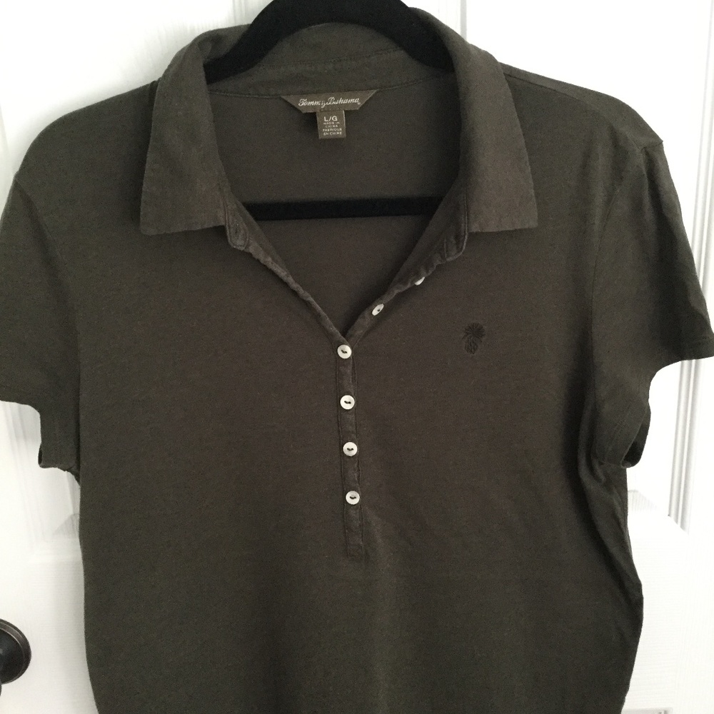 Tommy Bahama woman polo shirt SZ Large